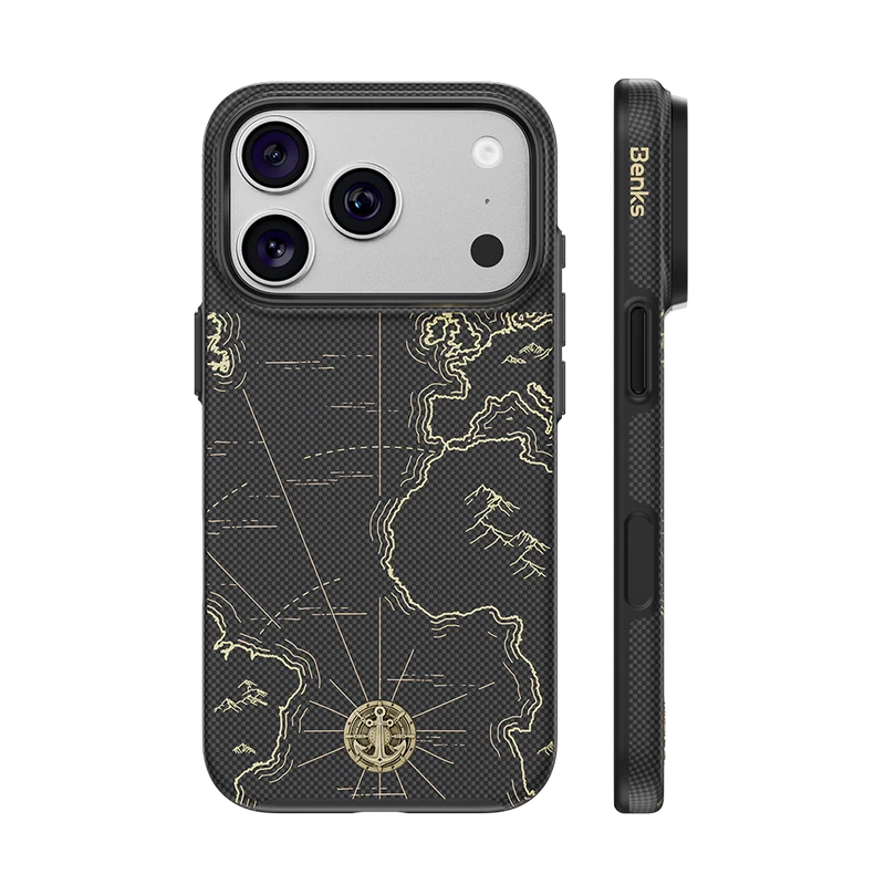 Benks ArmorEdge Navigator Air built with Kevlar Case for iPhone 17 Pro Max/18 Pro Max