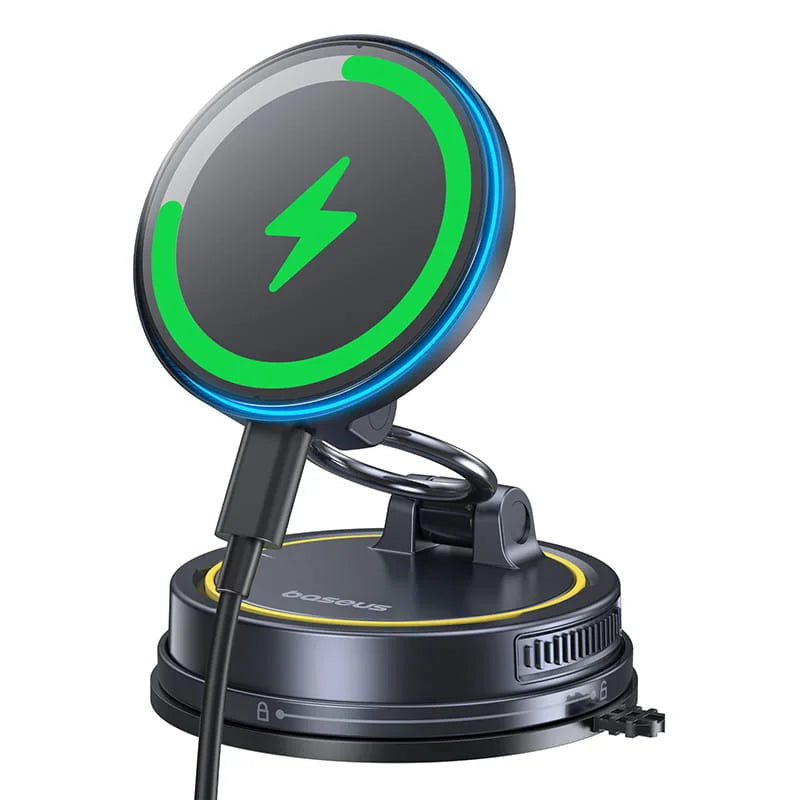Baseus PrimeTrip VC2 Flex Pro Magnetic Wireless Car Charger Mount Suction Cup Version