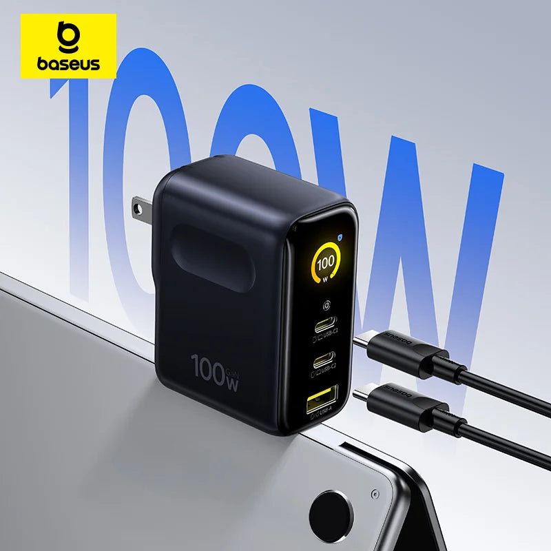 Baseus PicoGo AE21 Digital Display Fast Charger 2C+U 100W