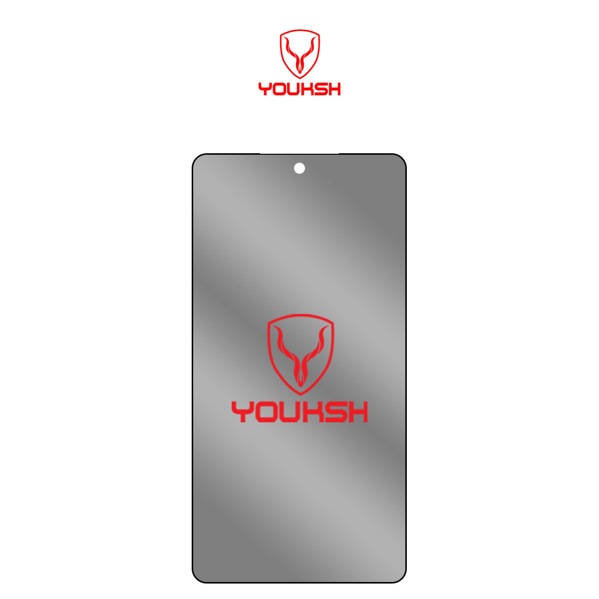 YOUKSH Samsung S26 Plus Antistatic Privacy Glass.