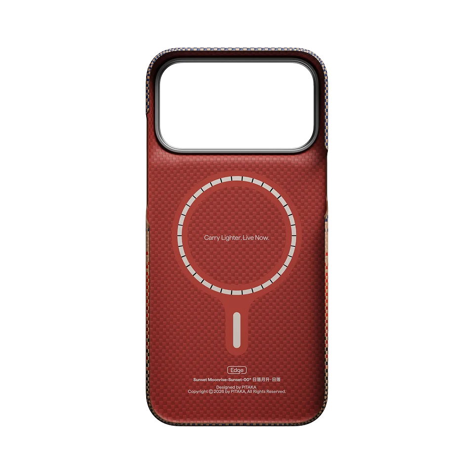 Pitaka for iPhone 18 Pro Case 6.3" with Caseless Feeling, California Dream-01