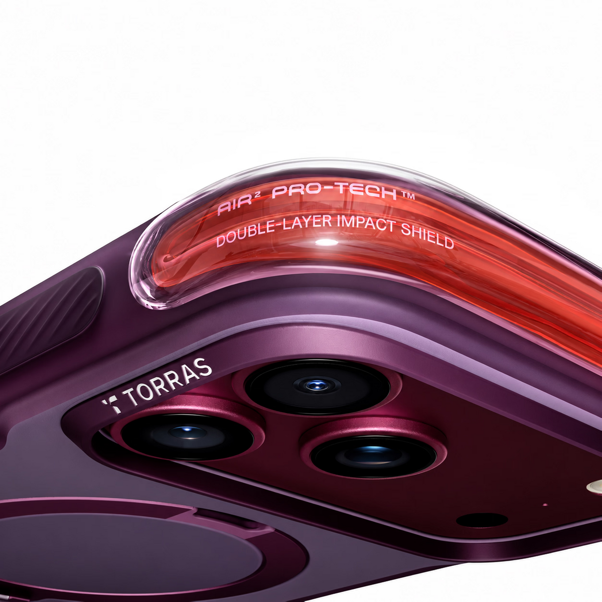 Torras Q3 Air Pro for 18 pro Burgundy Shade