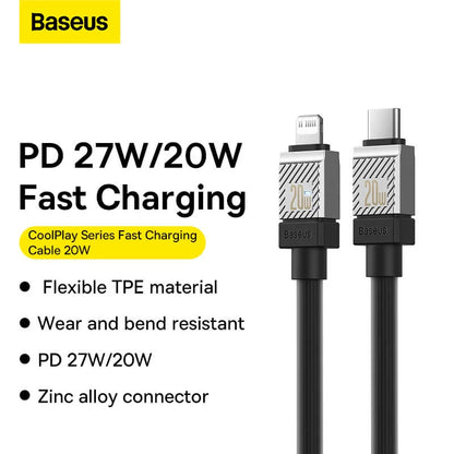 Baseus CoolPlay Series Fast Charging Cable Type-C to iP