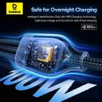 Baseus Flash Series 3 Two-for-Three Fast Charging Cable 100W (U+C to C+C+L)