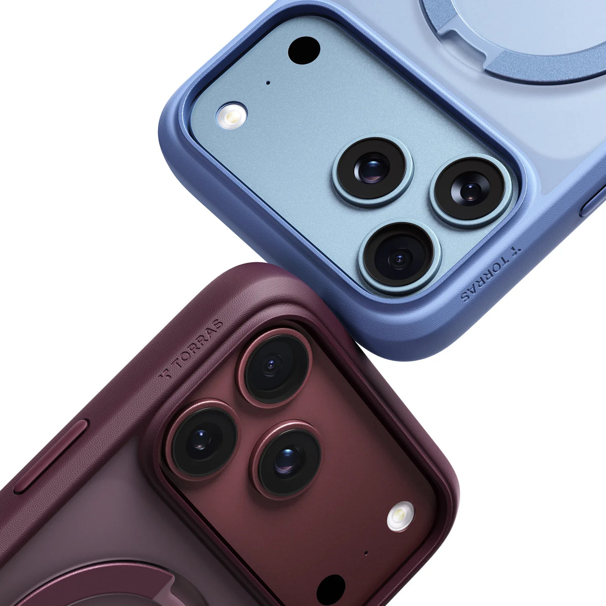 Torras Ostand Q3 Spin for iPhone 18 Pro Max Horizon Blue Edition