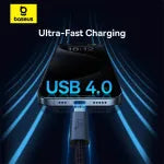 Baseus Flash Series 2 USB4 Full Featured Data Cable Type-C to Type-C 240W