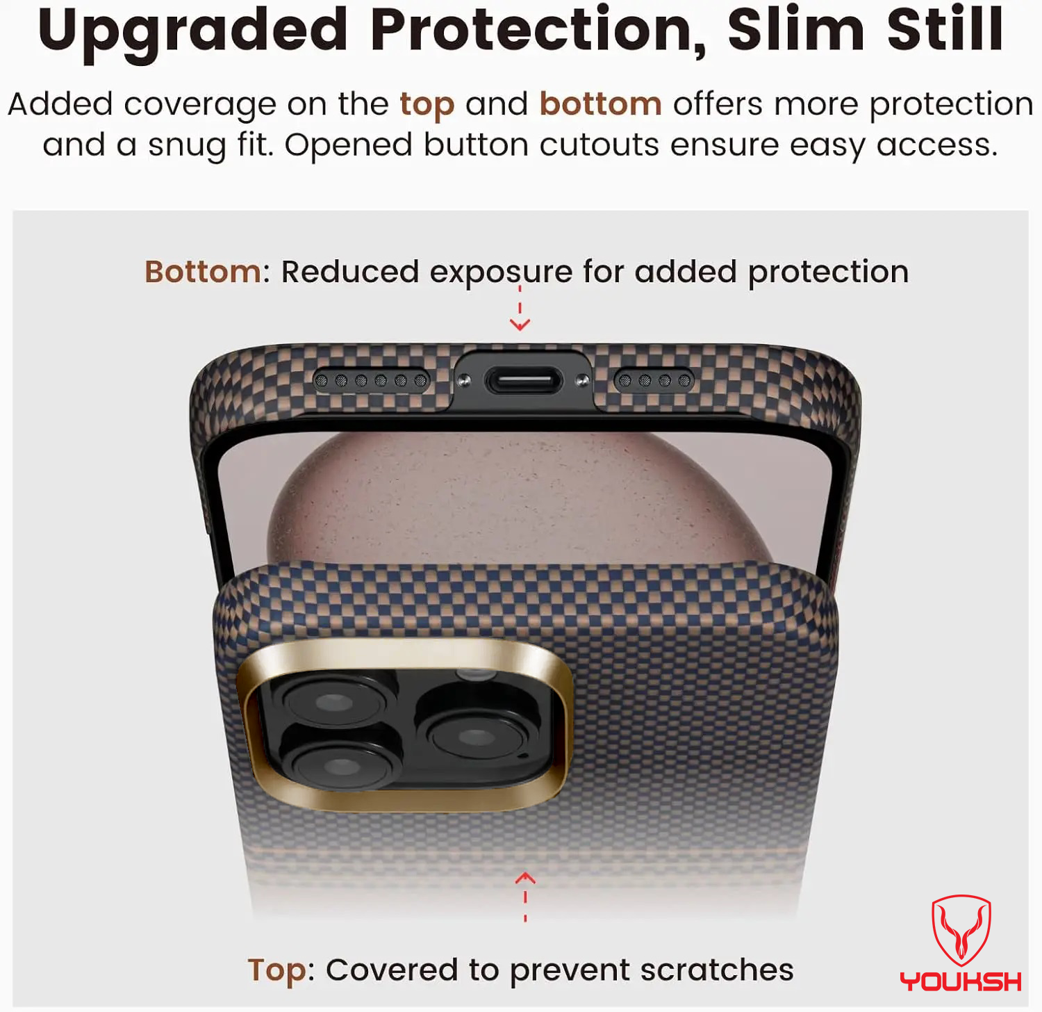 Apple iPhone Carbon Military Grade Sunset Case For iPhone 16 Pro Max