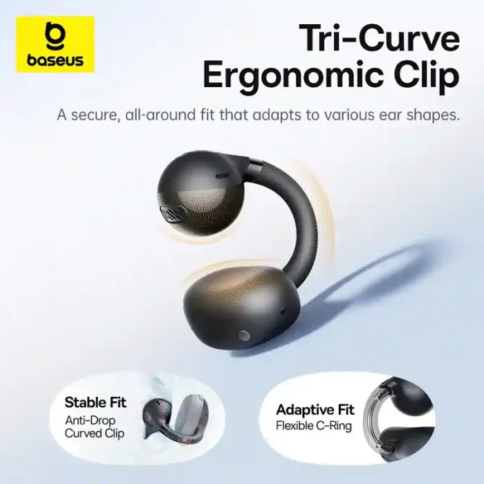 Baseus Bass BC1 Open-Ear True Wireless Earbuds (Clip-on Type)