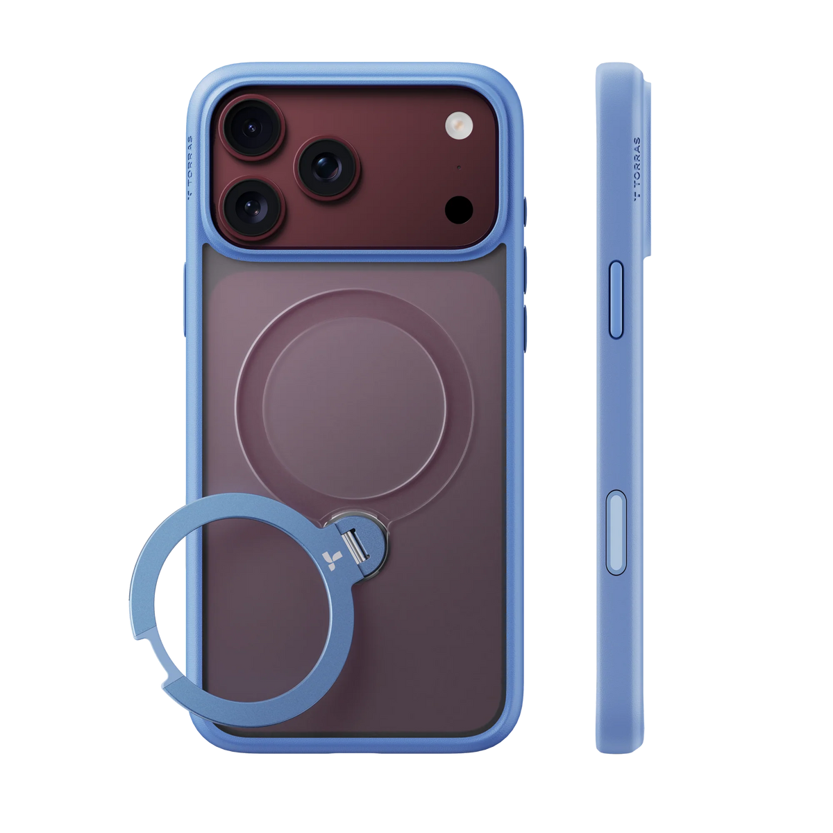 Torras Ostand Q3 Spin for iPhone 18 Pro Max Horizon Blue Edition