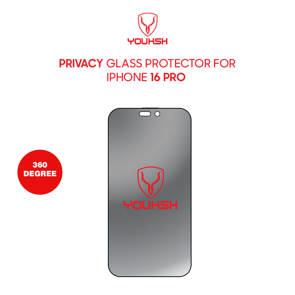 Apple iPhone 16 Pro Glass Protector (360 Degree)