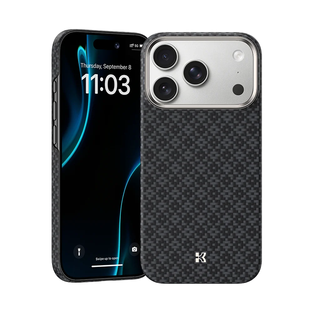 Benks ArmorGrid Pro Case built with Kevlar for iPhone 17 Pro/18 Pro – Black