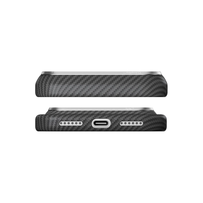 Pitaka for iPhone 18 Pro Max Case 6.9", Caseless Feeling, Black Grey(Twill)