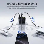 Baseus PicoGo AE21 Digital Display Fast Charger 2C+U 100W
