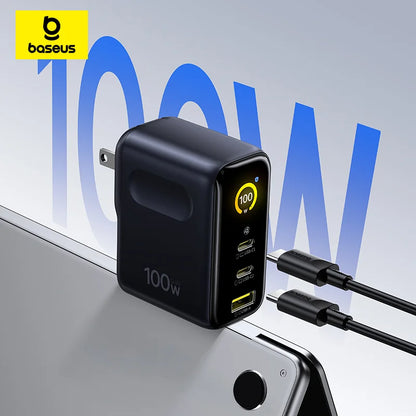 Baseus PicoGo AE21 Digital Display Fast Charger 2C+U 100W