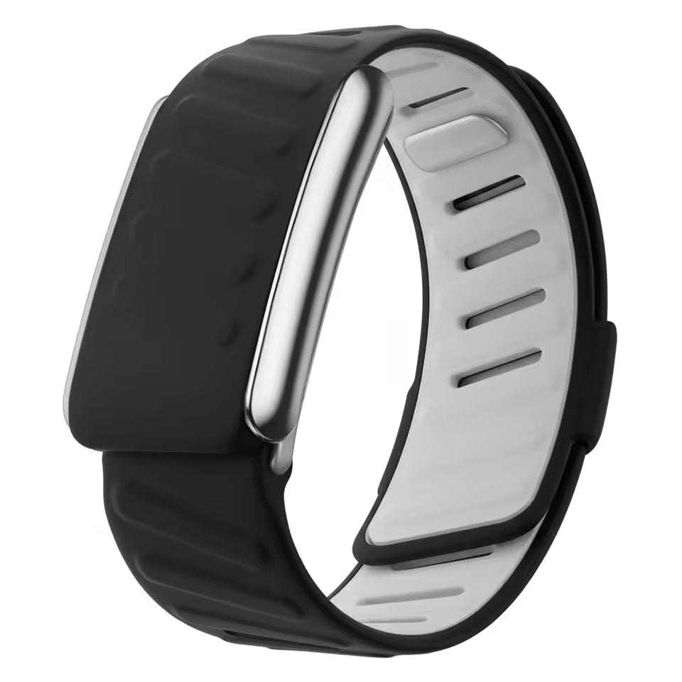 WHOOP 5.0 Silicone Sport Band – Adjustable Comfort Strap (Black)
