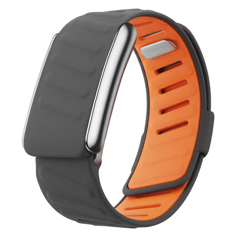 WHOOP 5.0 Silicone Sport Band – Adjustable Comfort Strap (Grey)