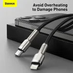 Baseus Cafule Metal Data Cable Type C to iPhone PD 20W