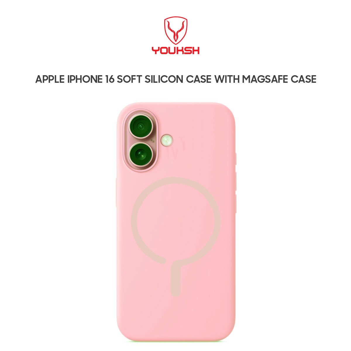 Apple iPhone 16 Soft Silicon Case with MagSafe