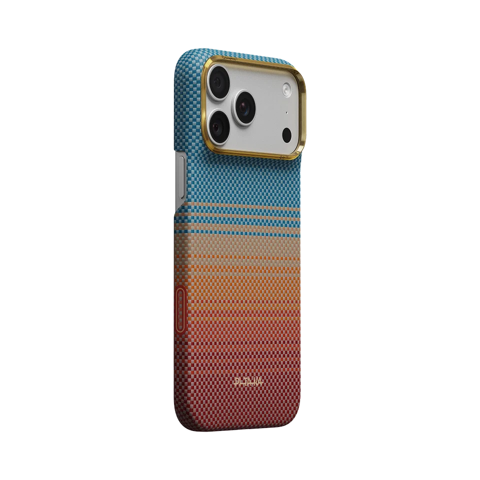 Pitaka for iPhone 18 Pro Case 6.3" with Caseless Feeling, California Dream-01