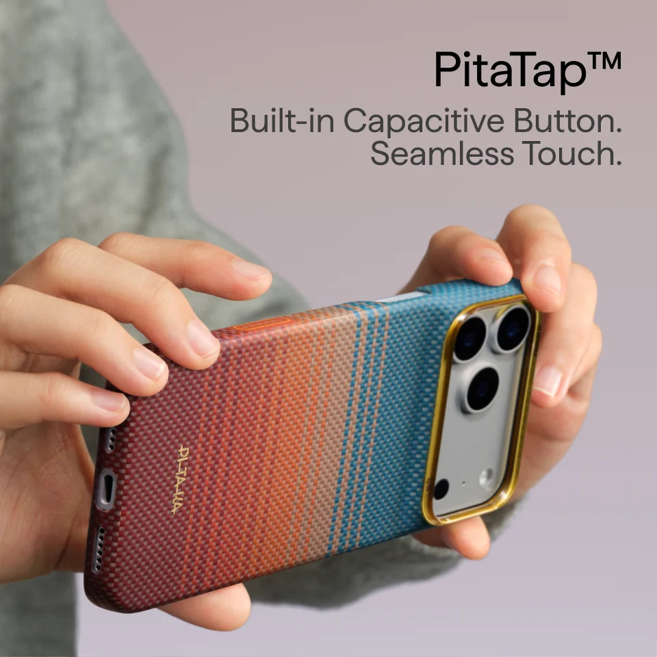 Pitaka for iPhone 18 Pro Case 6.3" with Caseless Feeling, California Dream-01