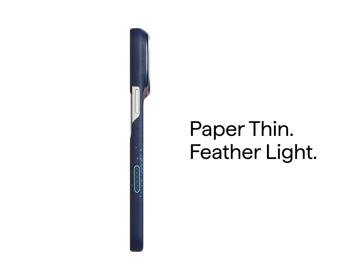 Pitaka for iPhone 18 Pro Max Case 6.9", Caseless Feeling, Nearfield Blue