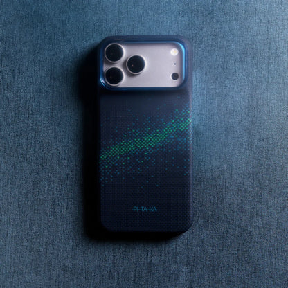 Pitaka for iPhone 18 Pro Case 6.3" with Caseless Feeling, Nearfield Blue