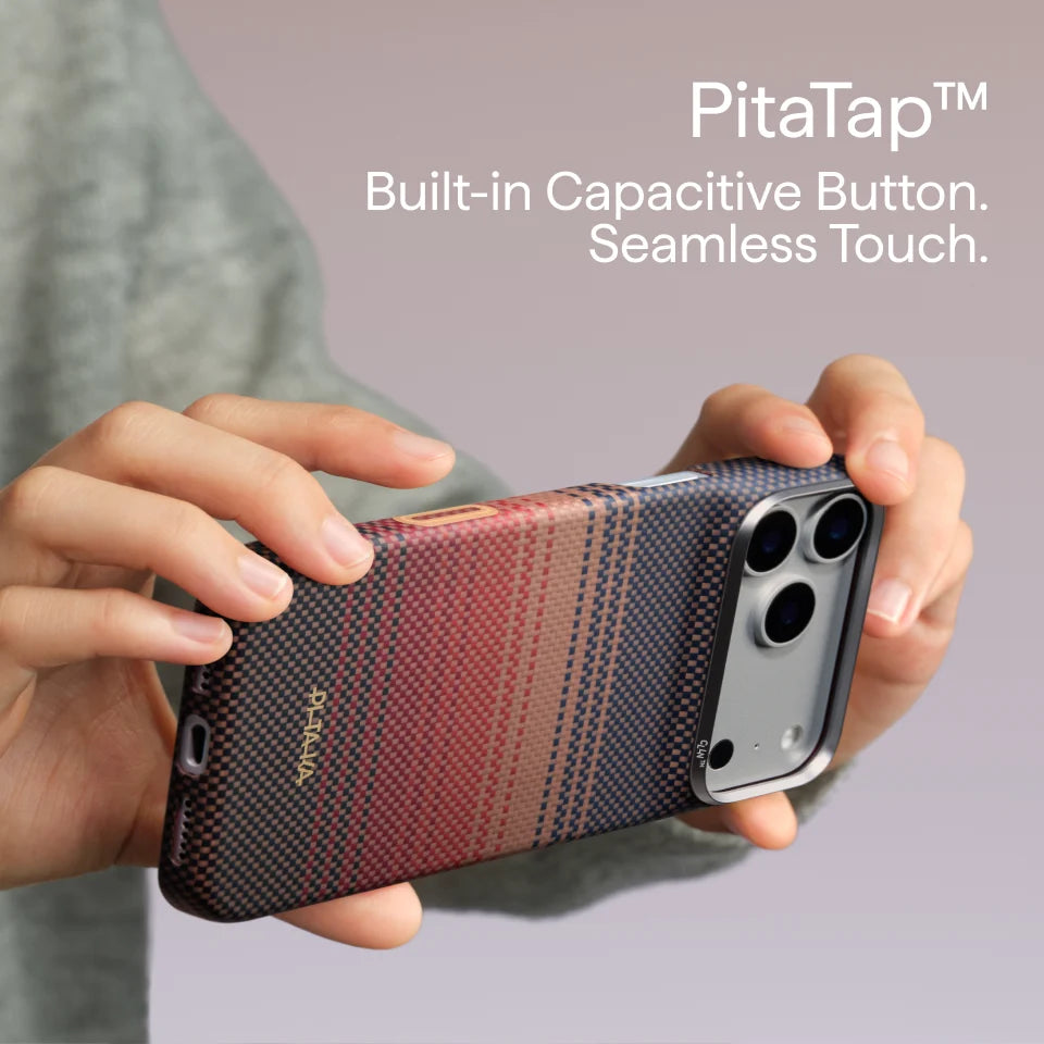 Pitaka for iPhone 18 Pro Case 6.3" with Caseless Feeling, California Dream-01