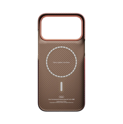 pitaka for iPhone 18 Pro Case 6.3" with Caseless Feeling, Autumn Dusk