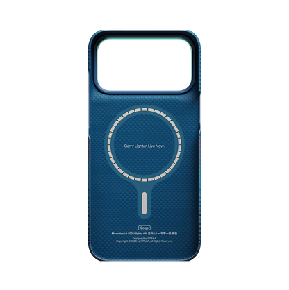 Pitaka for iPhone 18 Pro Max Case 6.9", Caseless Feeling,Nearfield Blue
