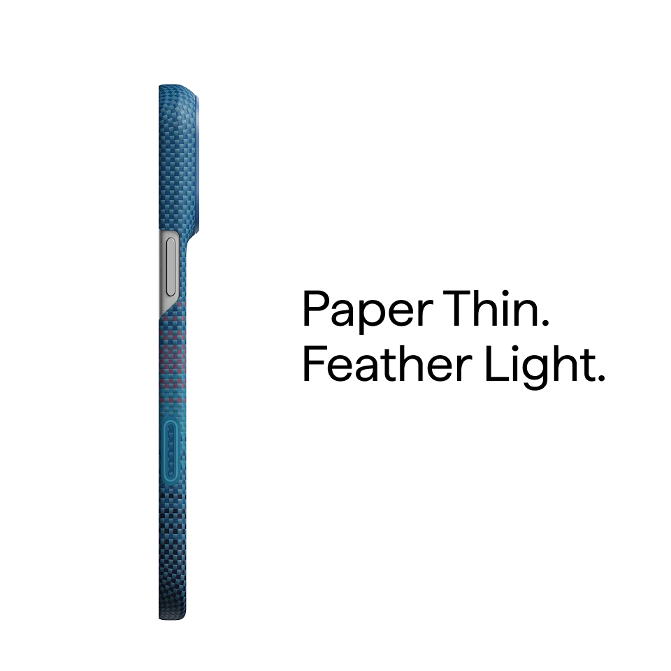 Pitaka for iPhone 18 Pro Max Case 6.9", Caseless Feeling,Nearfield Blue