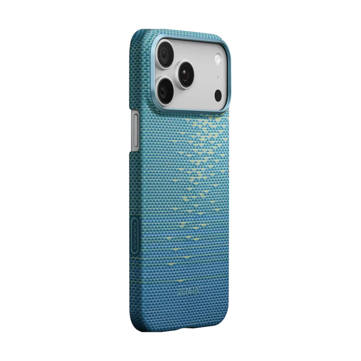PITAKA Lucid Blue CARBON FIBER CASE FOR IPHONE 17 Pro  Max
