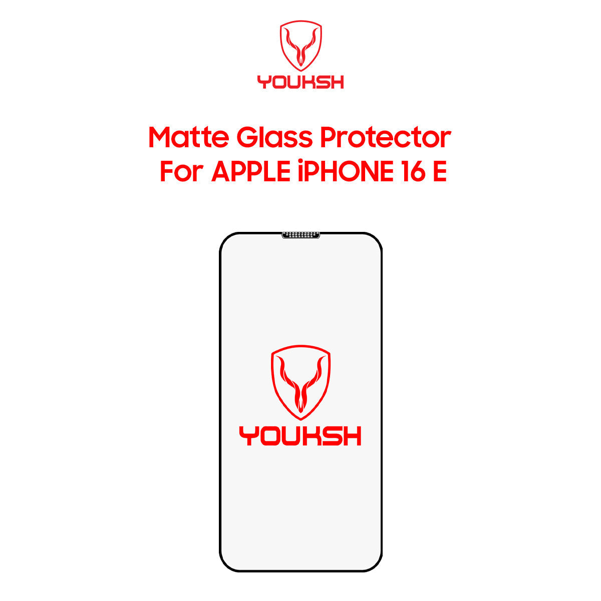 Apple iPhone 16e Matte Glass Protector