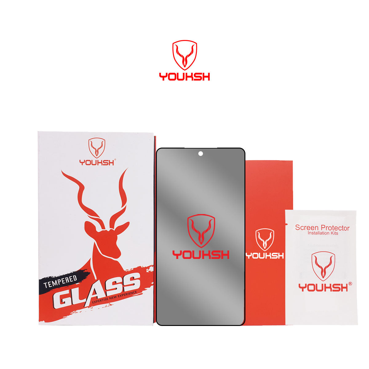 YOUKSH Samsung S26 Plus Antistatic Privacy Glass.